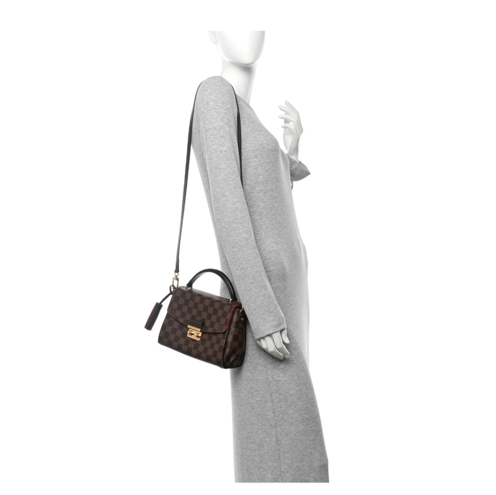 Louis VuittonDamier Ebene Croisette Elegant Brown Checkered Handbag - Copy - Picture 2 of 16